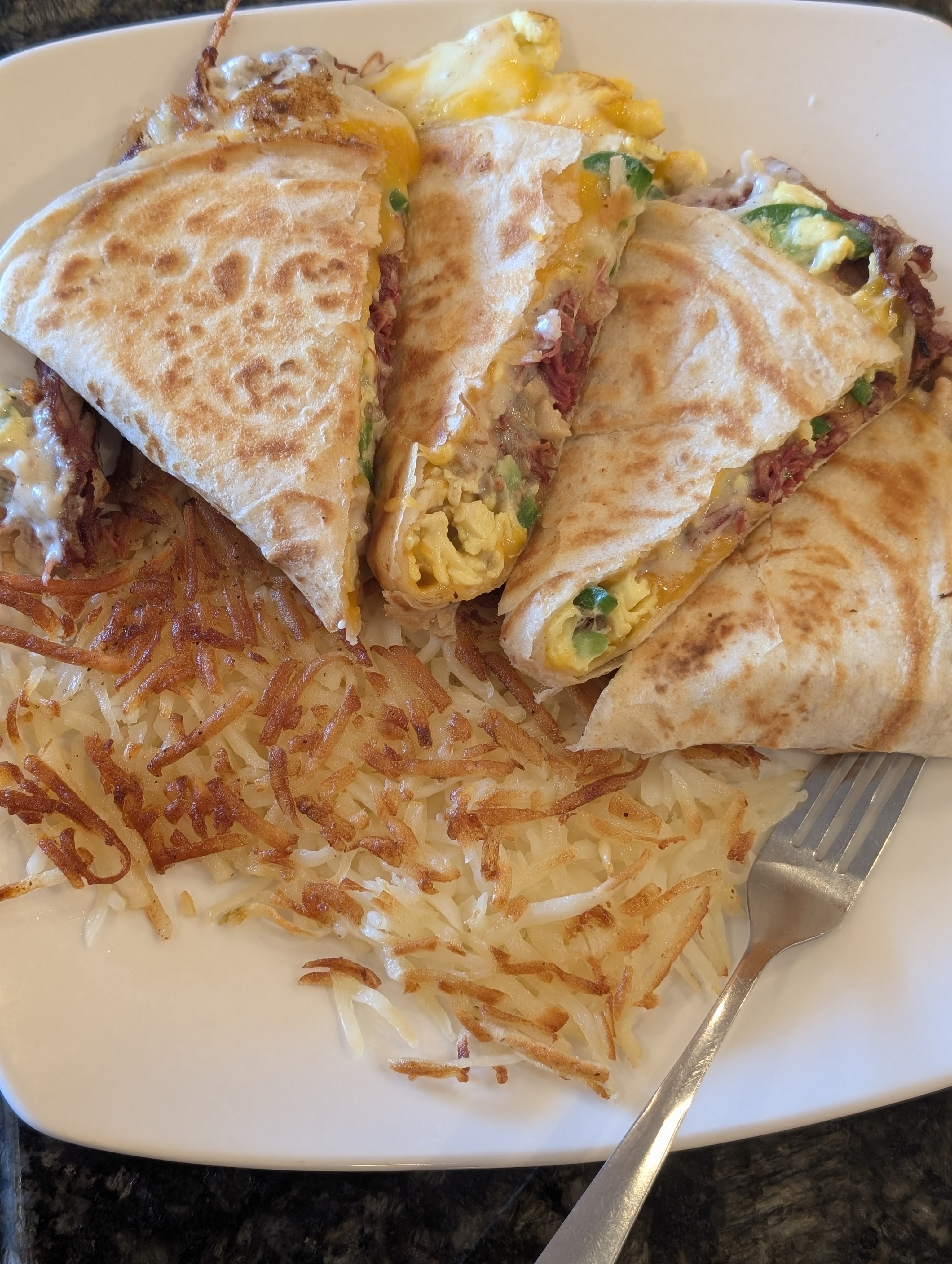 The Breakfast-Dilla quesadilla