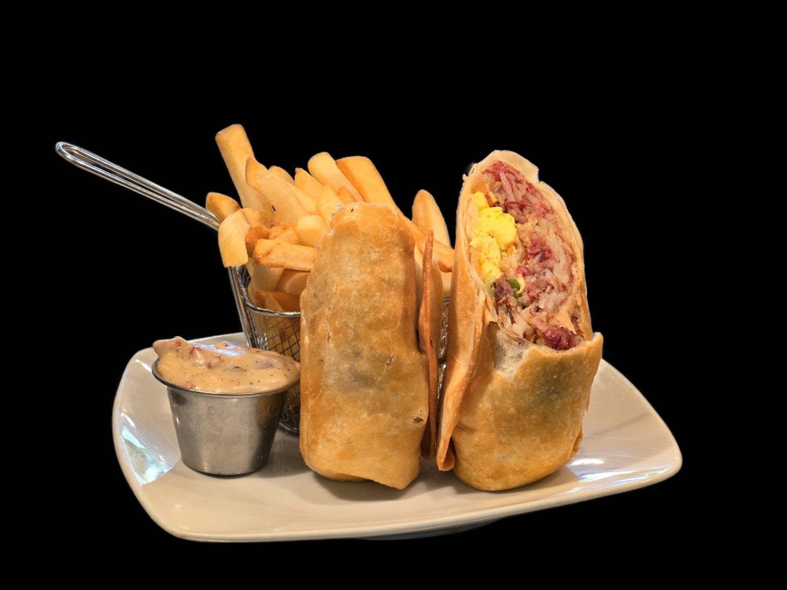 Corned Beef Hash chimichanga